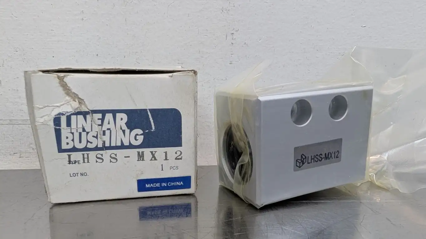 Misumi LHSS-MX12 Pillow Block Linear Ball Bearing 12mm ID 34mm Wide x 47mm Long