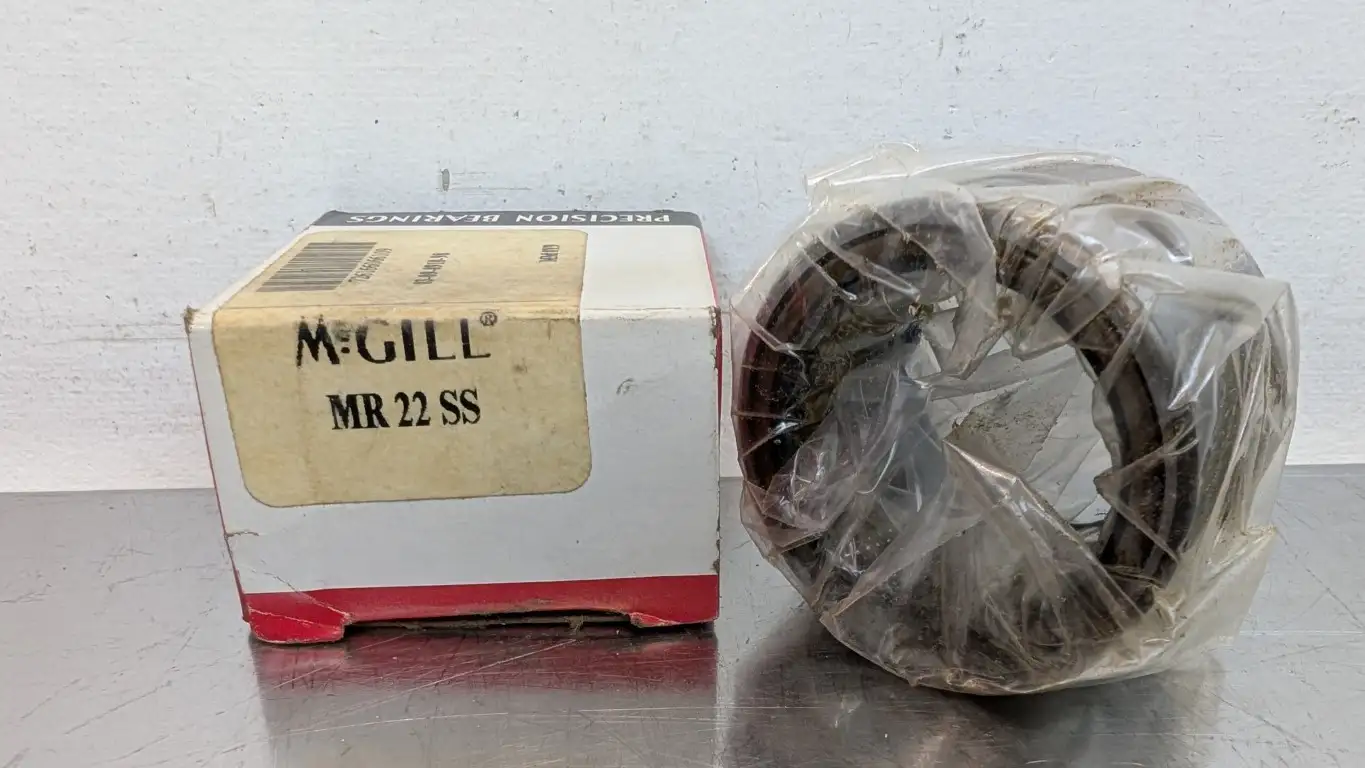 McGill MR 22 SS Needle Roller Bearing 1.3750″ ID 1.8750″ OD 1.25″ Wide