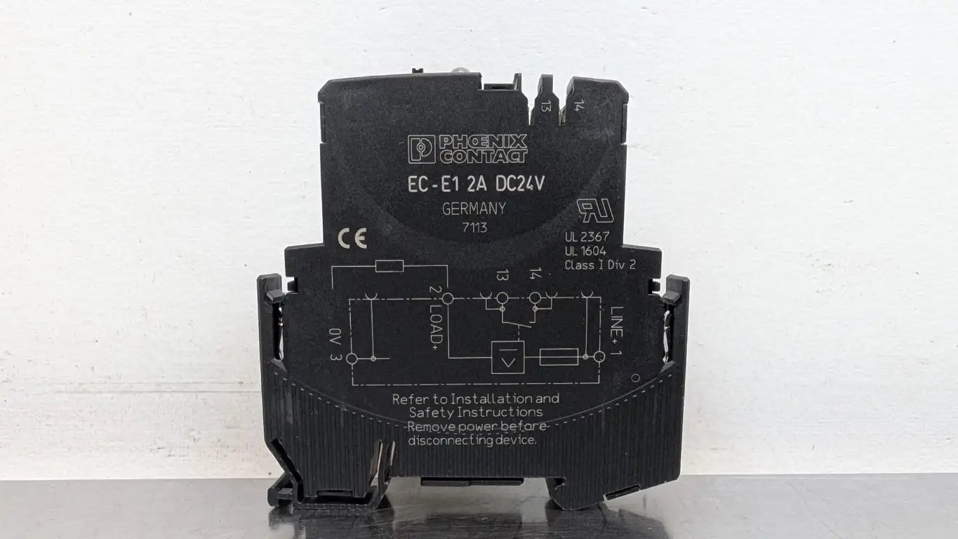 Phoenix Contact EC-E1 Electronic Circuit Breaker 1 Pole 24VDC 2A