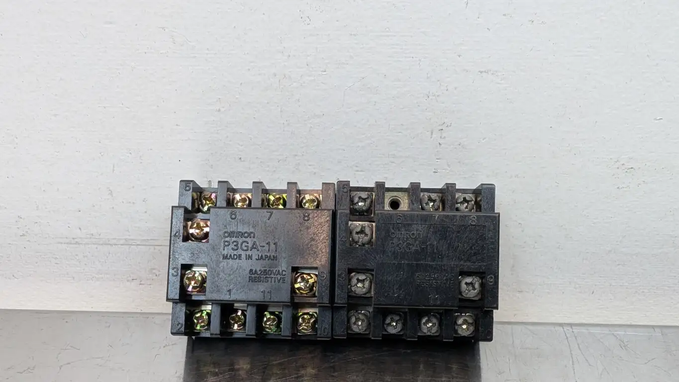 2 Pack Omron P3GA-11 Relay Socket Base 250VAC 6A